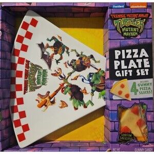 Teenage Mutant Ninja Turtles Pizza Plate Gift Set